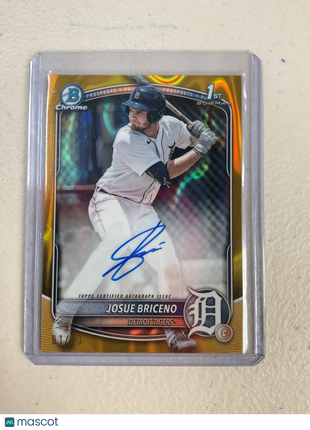 2025 Bowman Josue Briceno Gold Lava Auto /50