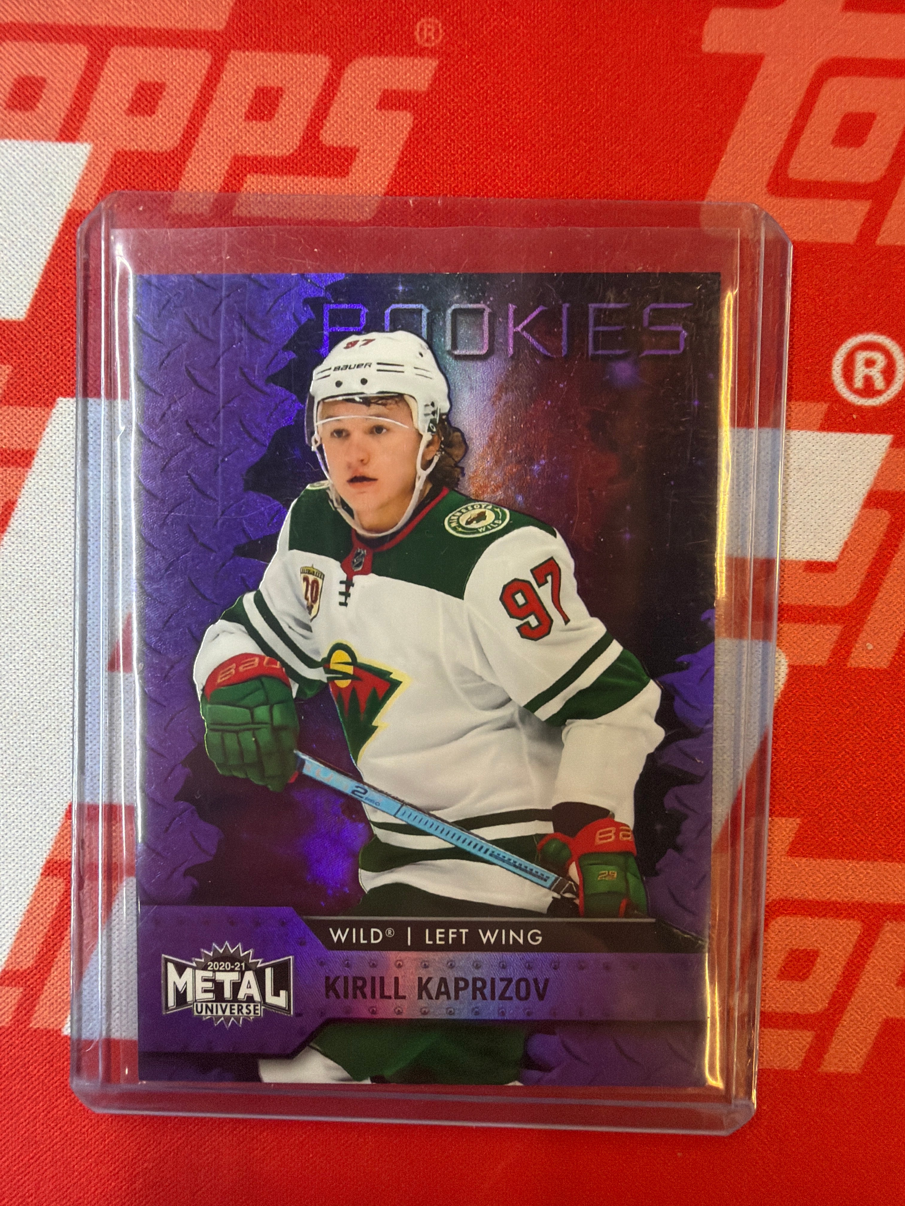 2020-21 Upper Deck Skybox Kirill Kaprizov Purple /199 Rookies