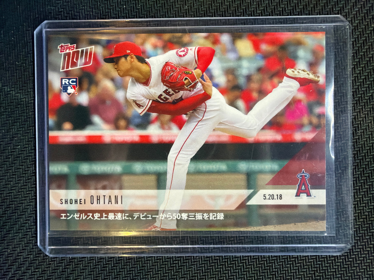 2018 Topps Now Shohei Ohtani Japanese #234J Rookie Angels