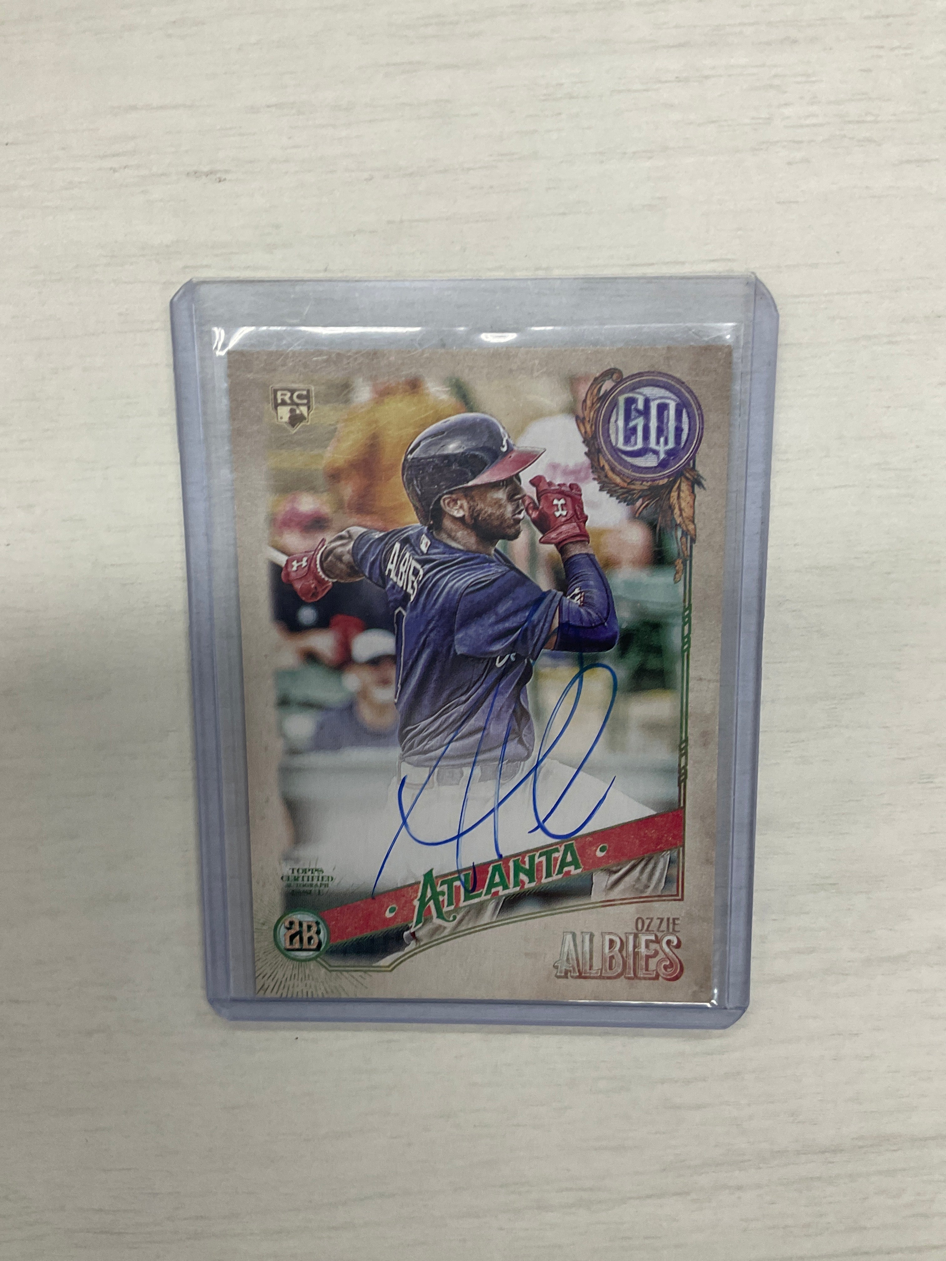 2018 Topps Gypsy Queen Ozzie Albies Auto Braves