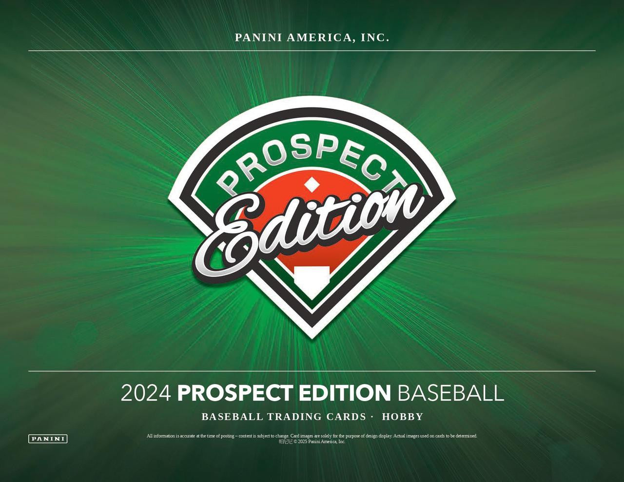 2024 Panini Prospect Edition Baseball Hobby Box