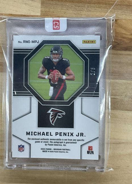 2024 Obsidian Michael Penix Patch Auto /6 Dual