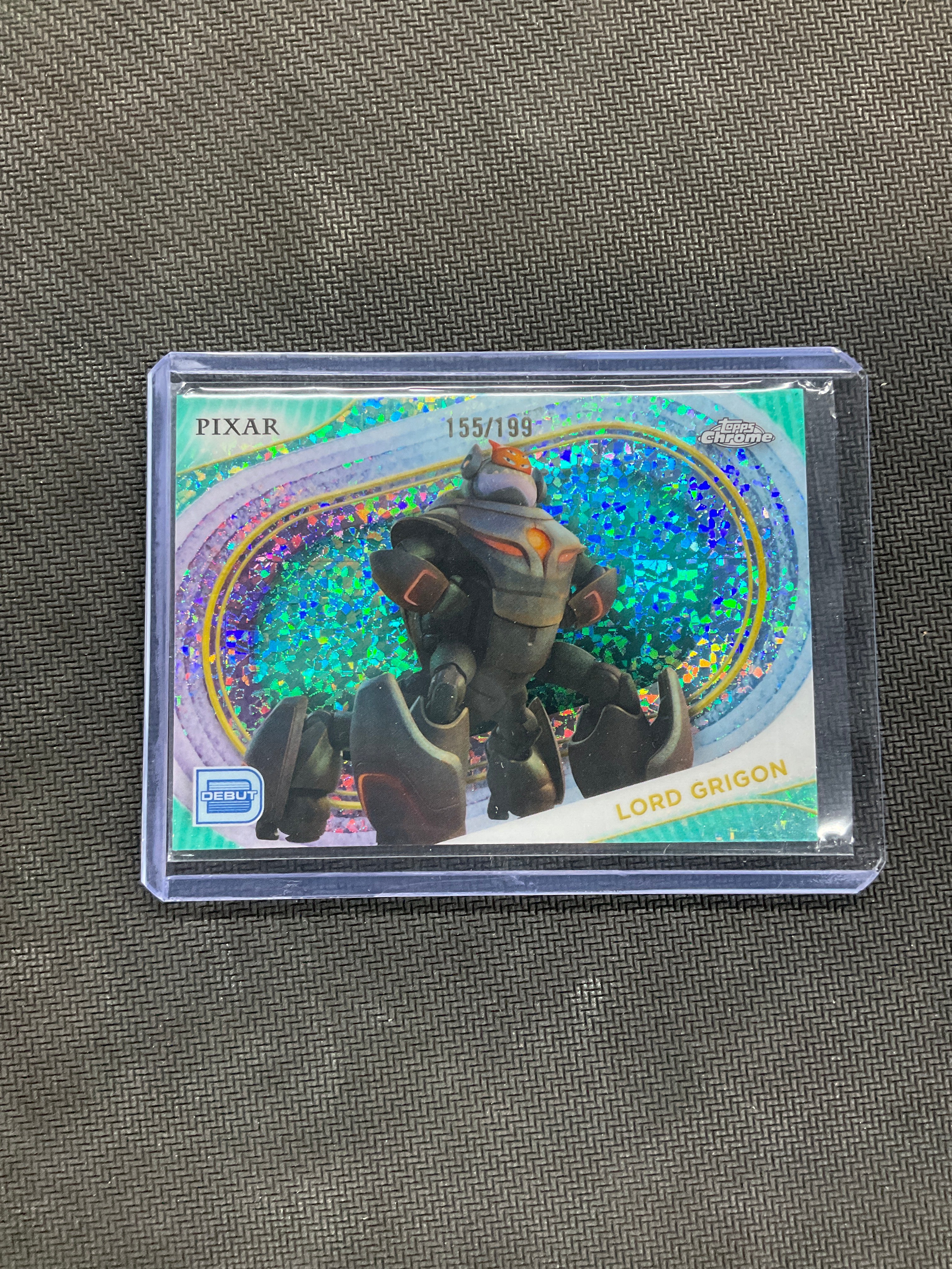 2025 Topps Chrome Disney Lord Grigon Aqua Refractor /199 #135