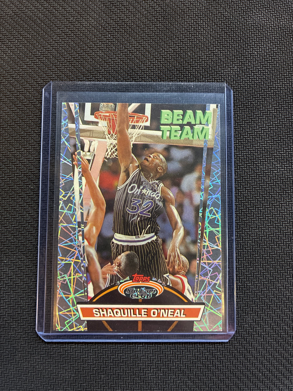 1992 Topps Stadium Club Shaquille O'Neal Beam Team Rookie Magic
