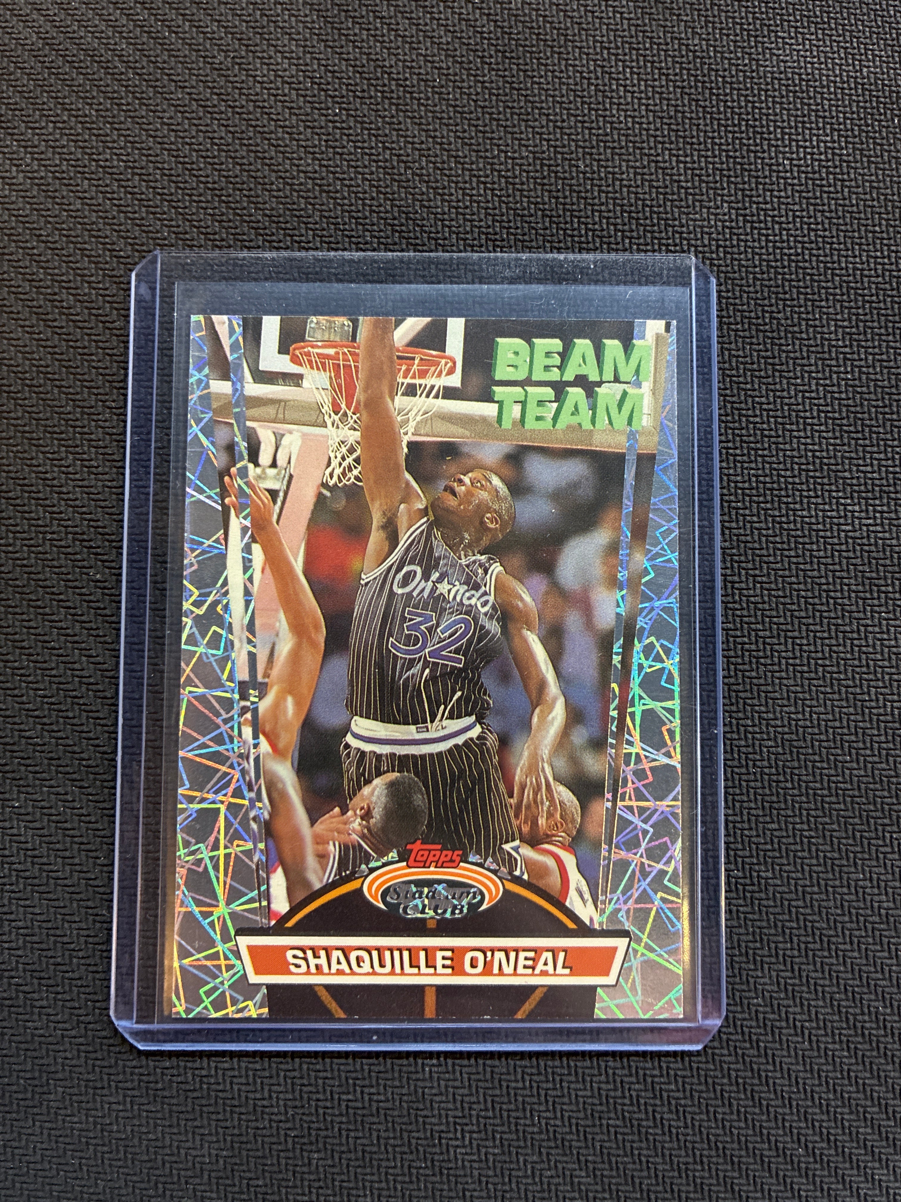 1992 Topps Stadium Club Shaquille O'Neal Beam Team Rookie Magic