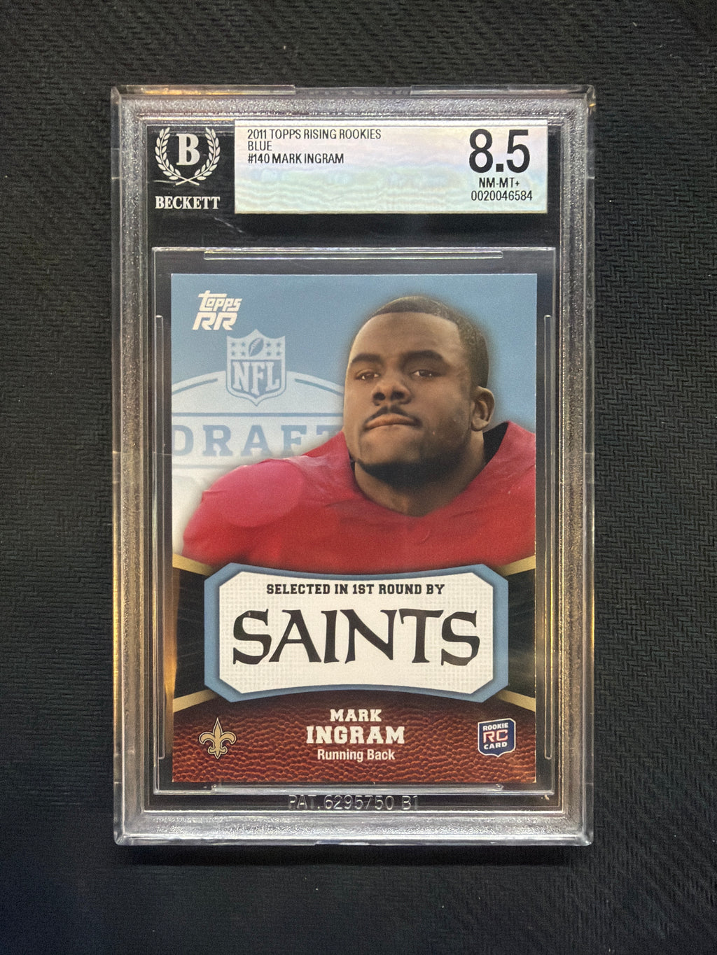 2011 Topps Rising Rookies Mark Ingram Blue /1339 BGS 8.5 Alabama