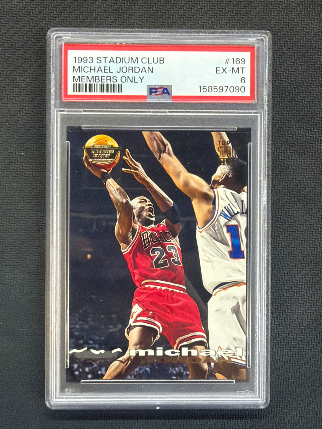 1993 Stadium Club Michael Jordan Members Only #169 PSA 6