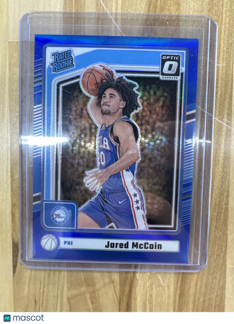 2024-25 Optic Jared Mccain Blue Rookie /49