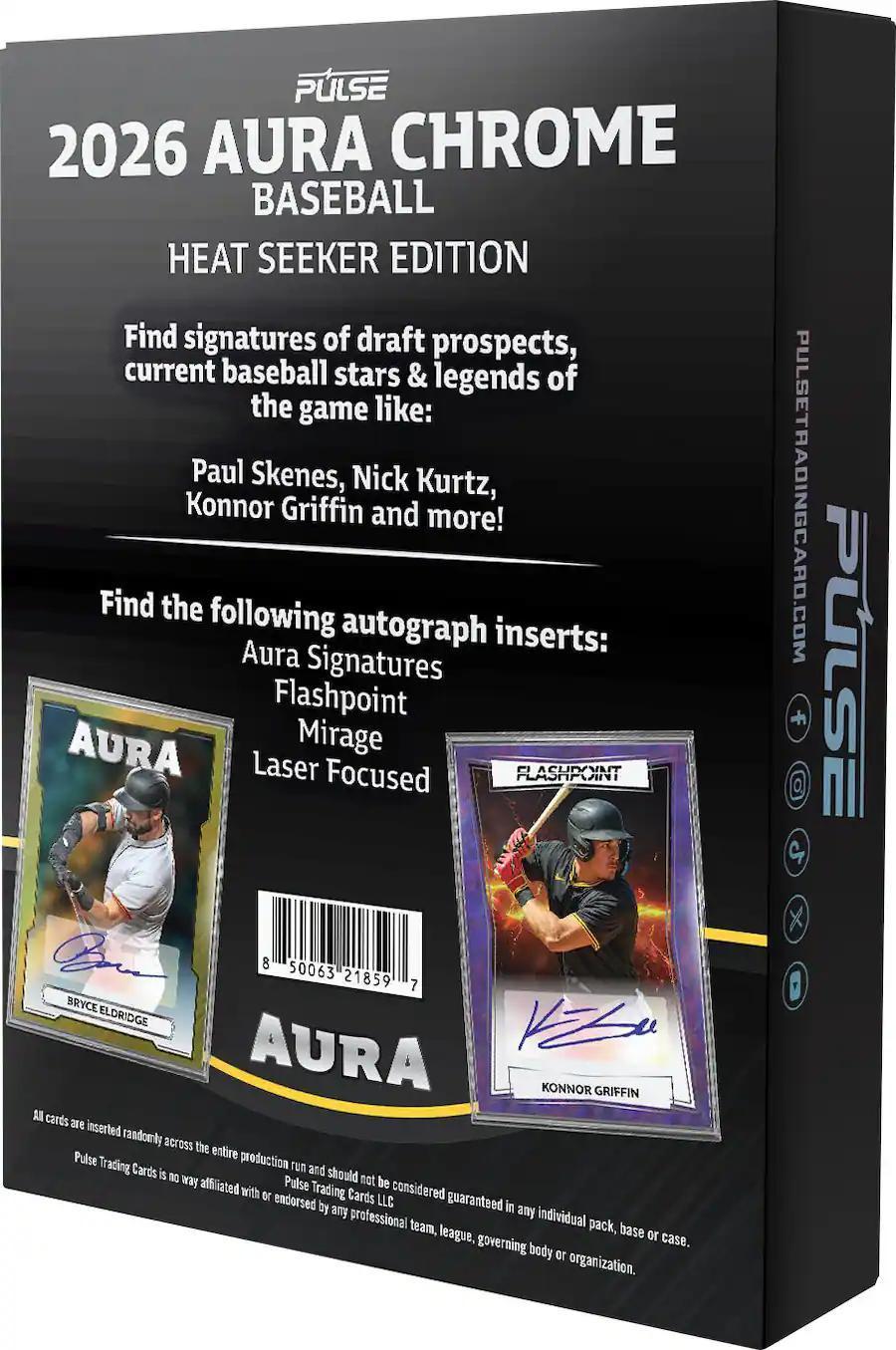 2026 Pulse Aura Heat Seeker Baseball - 1 Auto Per Box!!!