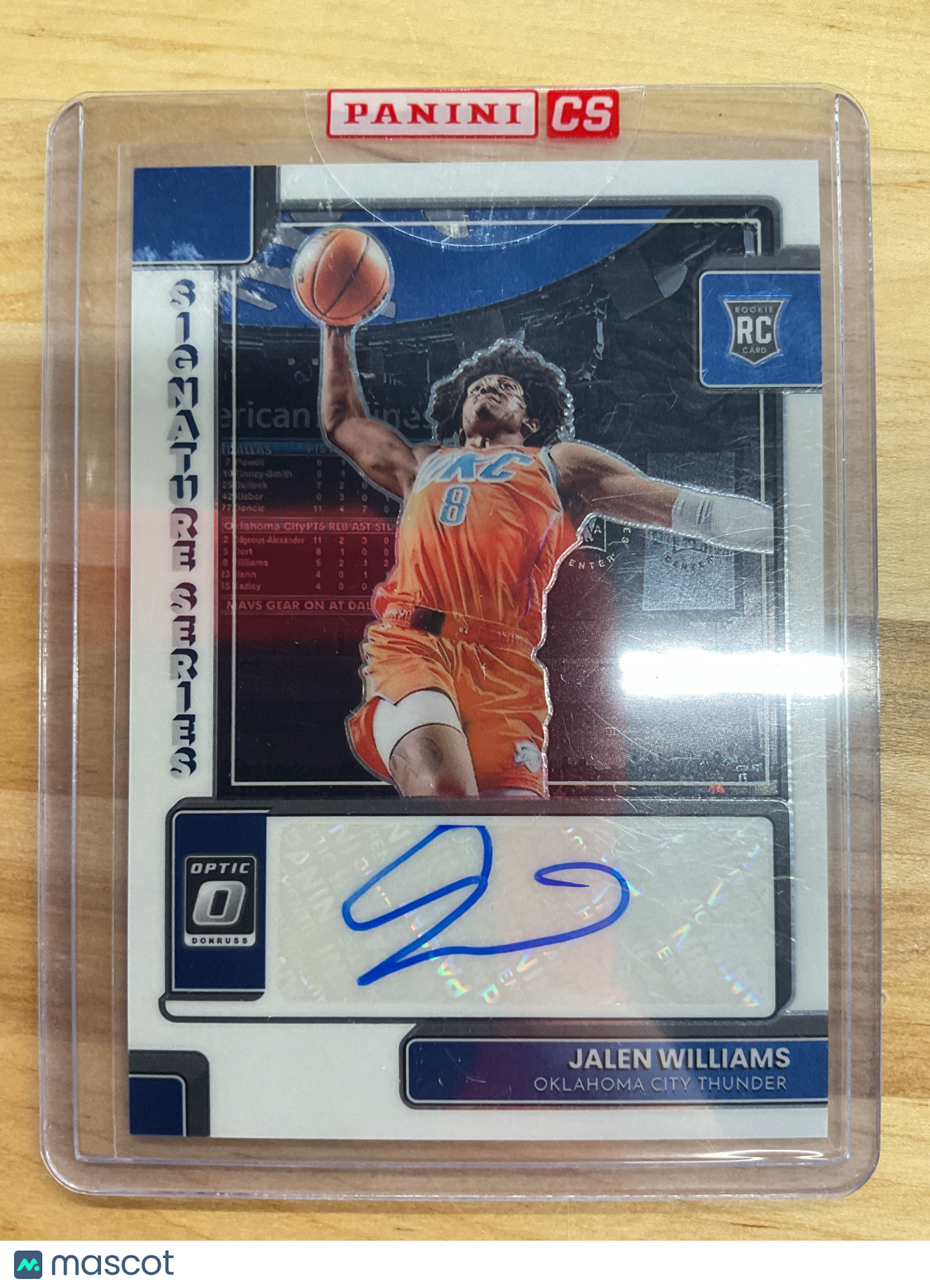 2022 Optic Jalen Williams Signature Series Auto
