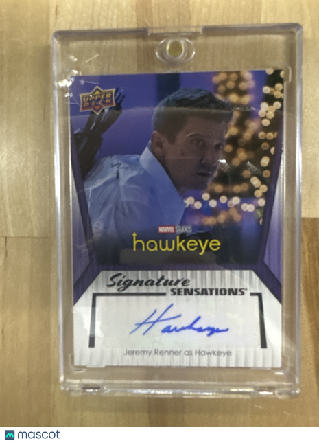 2024 Upper Deck Jeremy Renner Hawkeye Auto Sensations