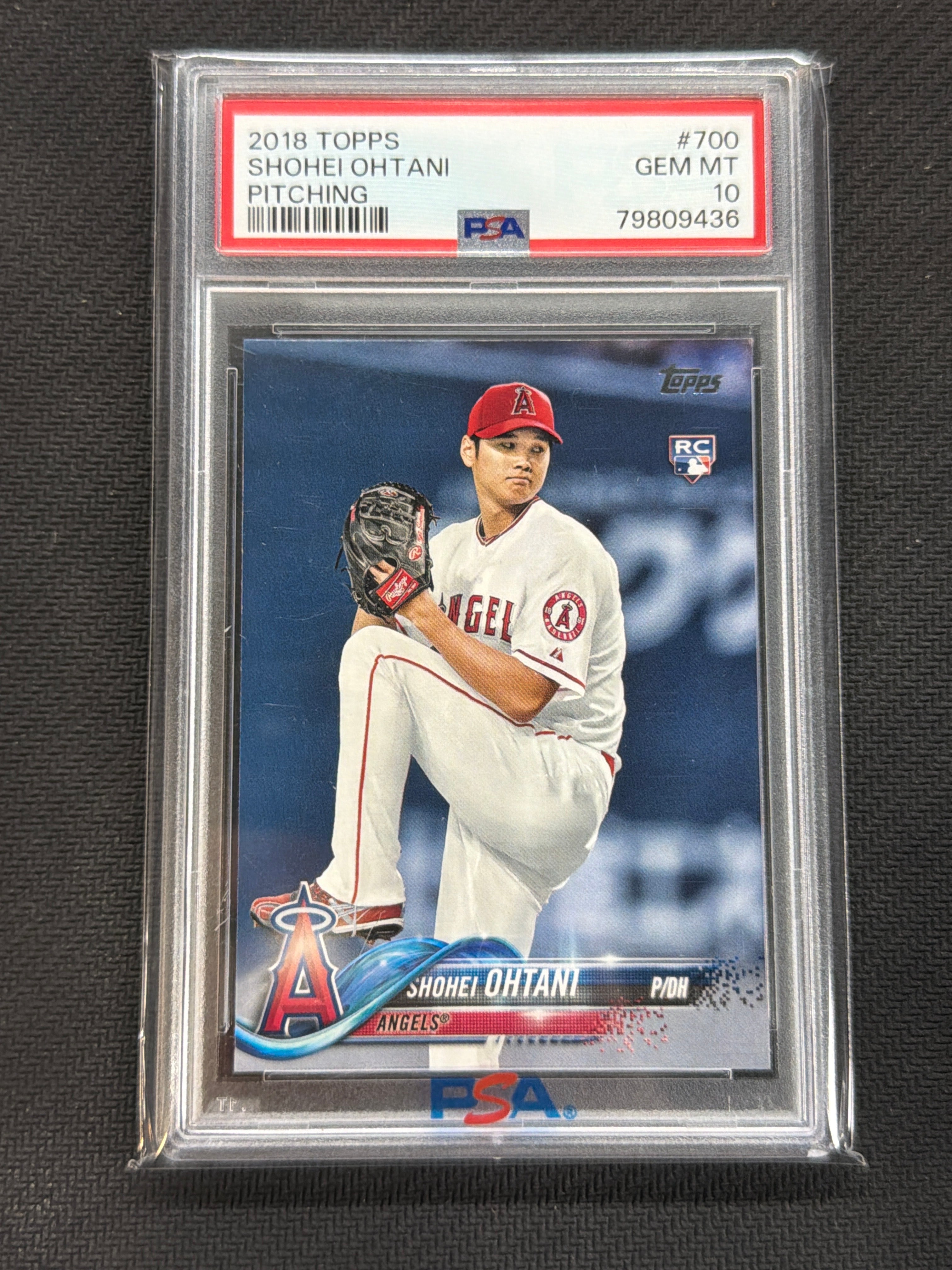 2018 Topps Shohei Ohtani #700 Rookie Ptiching PSA 10 436