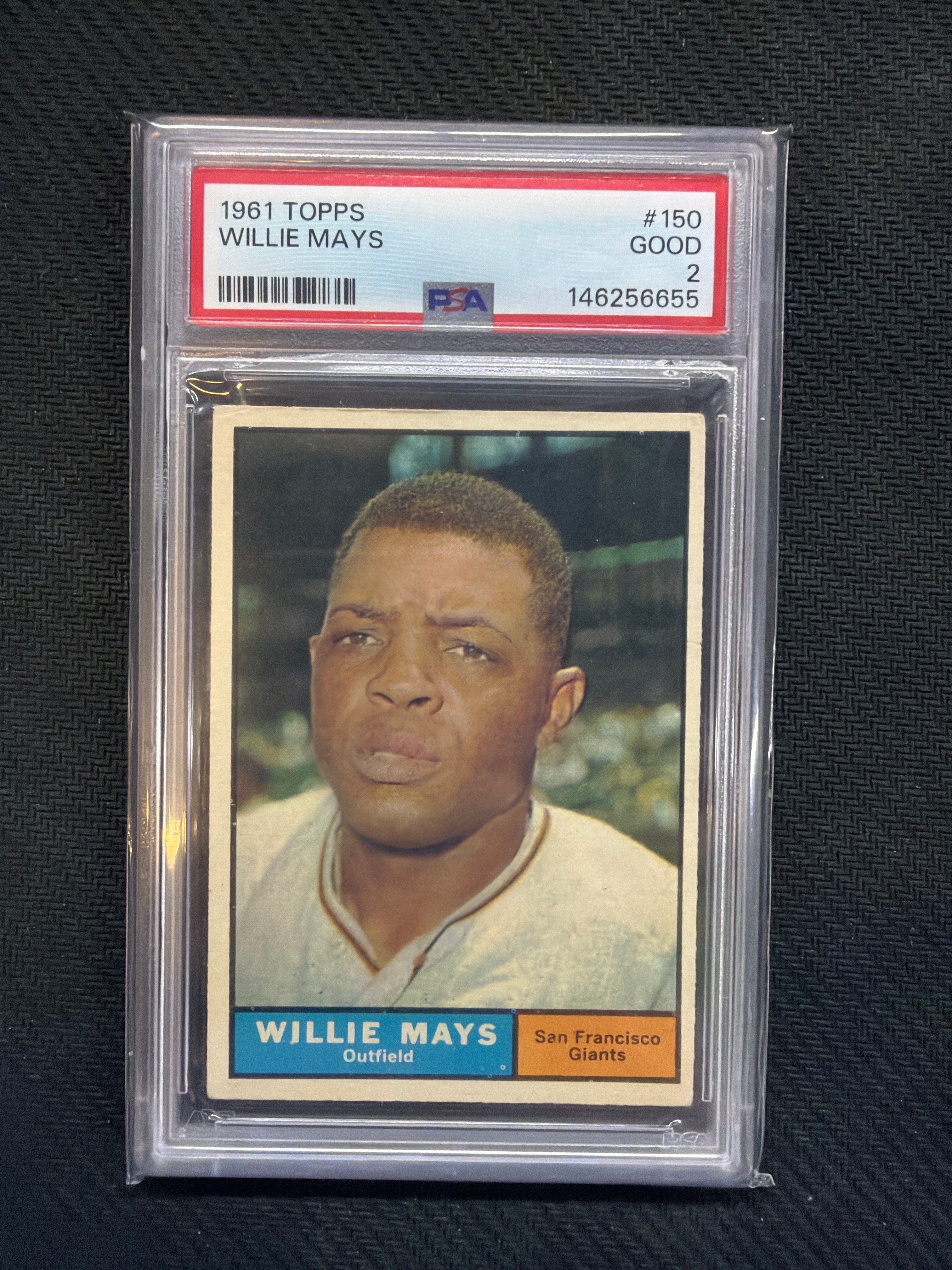 1961 Topps Willie Mays #150 PSA2 Giants