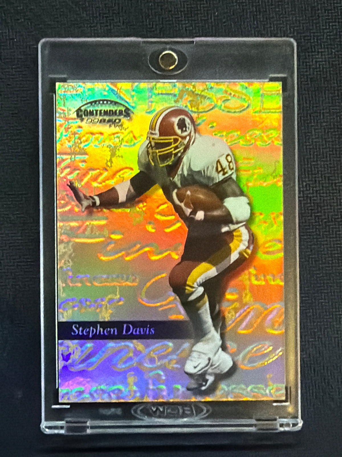 1999 Contenders Playoff Stephen Davis Gold /25 Redskins