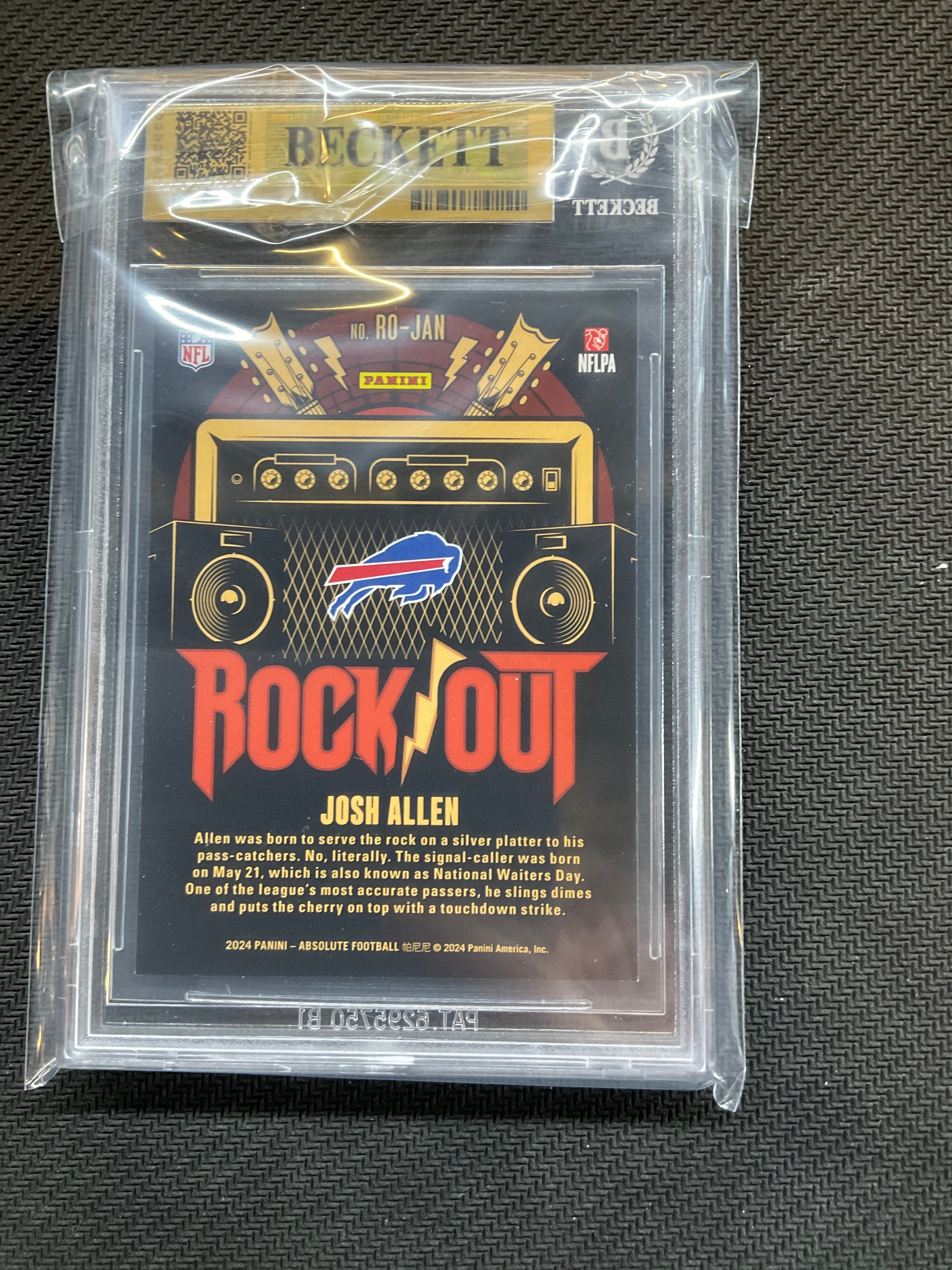 2024 Absolute Josh Allen Rock Out BGS 9.5 Bills