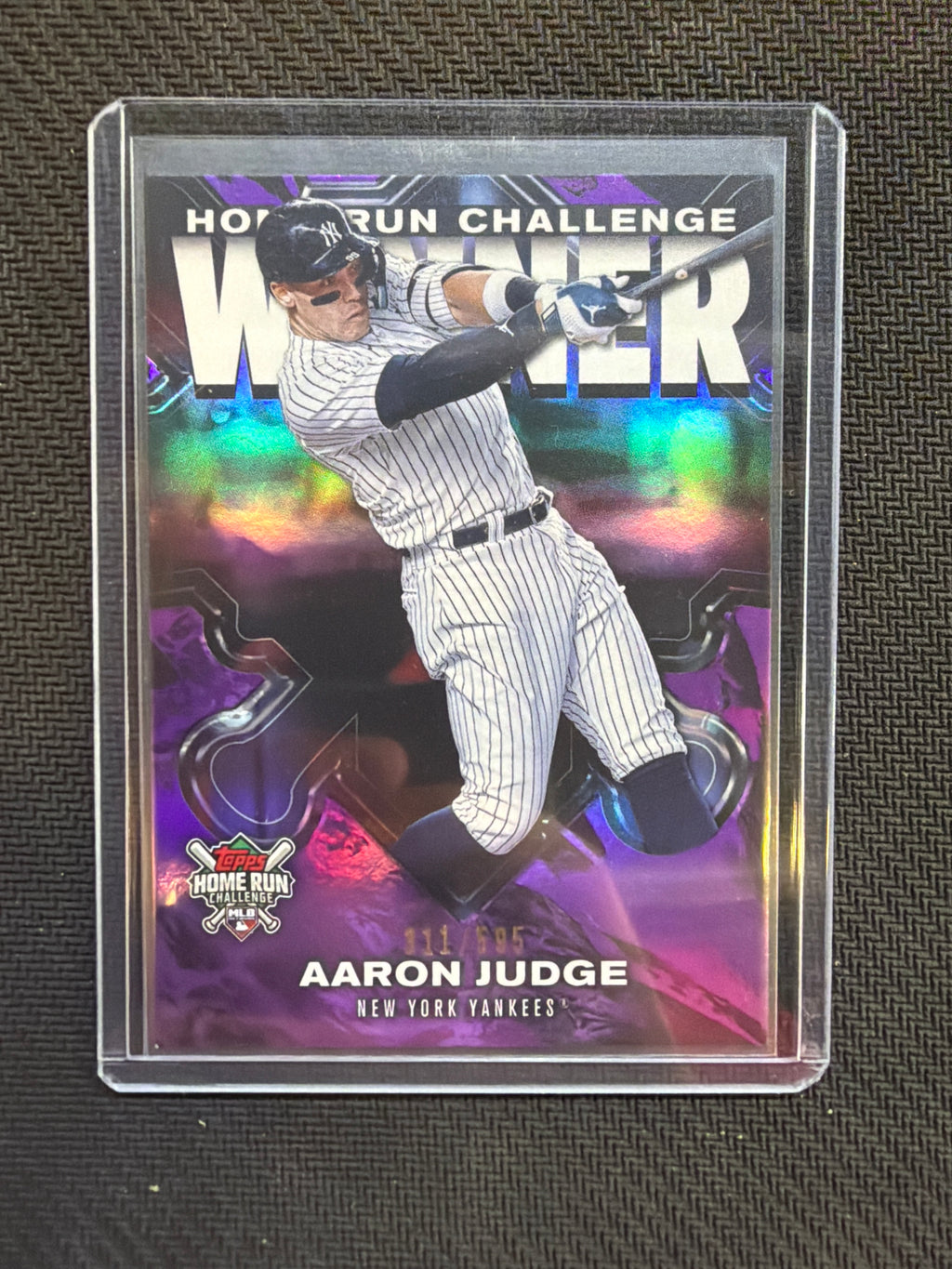 2024 Topps Home Run Challenge Winner Aaron Judge /595 Yankees