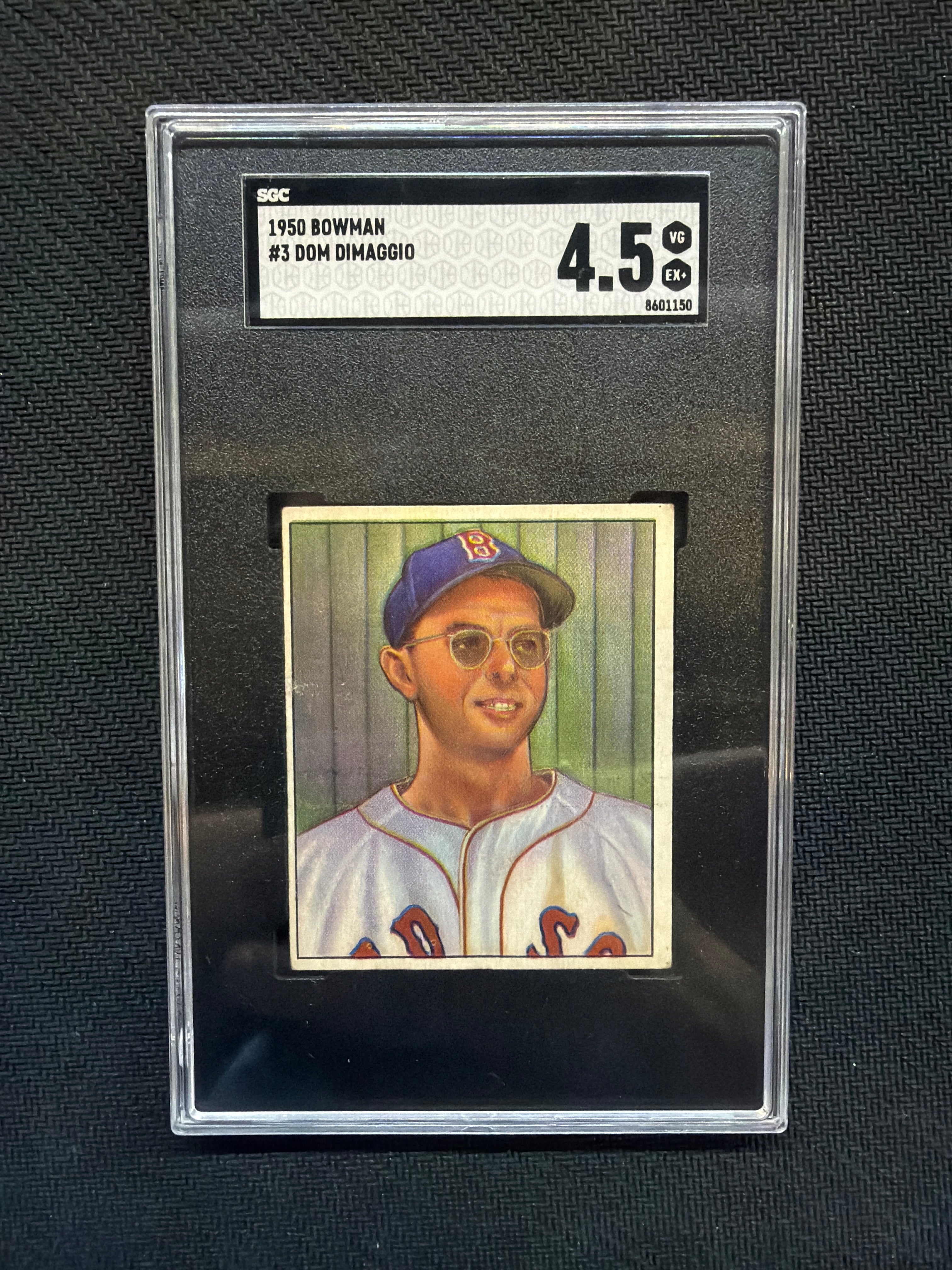 1950 Bowman #3 Don Dimaggio SGC 4.5