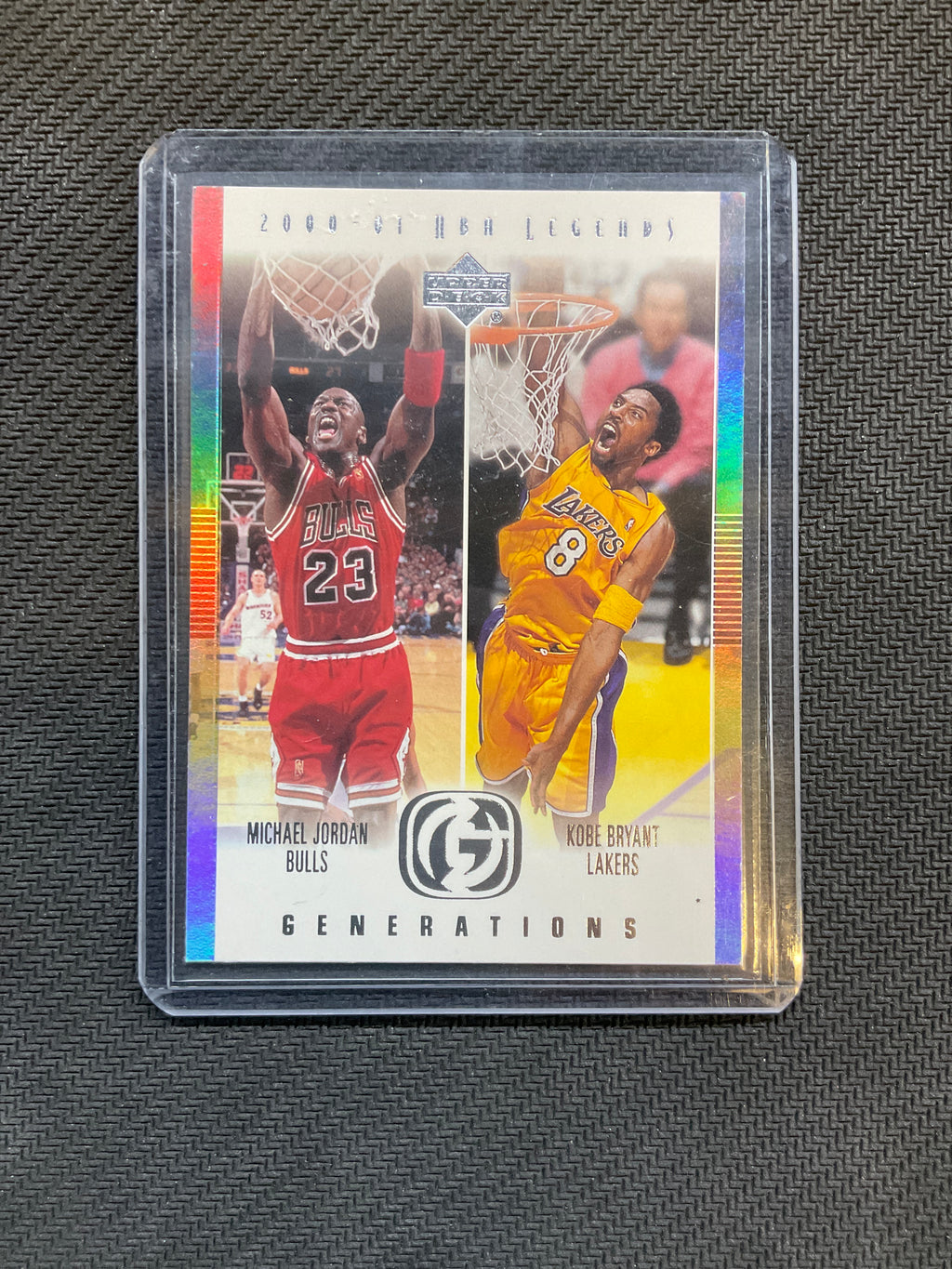 2000 Upper Deck Legends Michael Jordan Kobe Bryant Generations #G1
