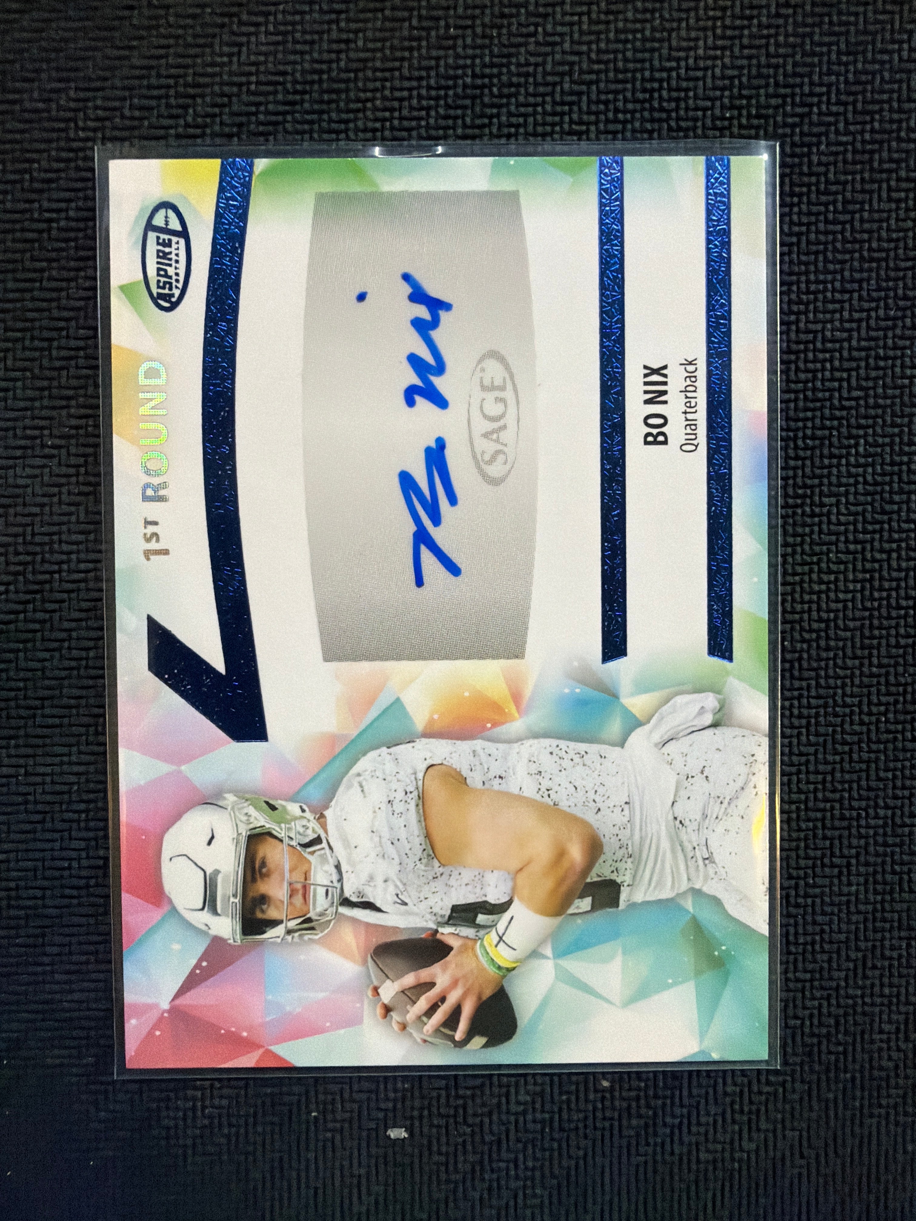 2024 Aspire Football Bo Nix Rookie Auto