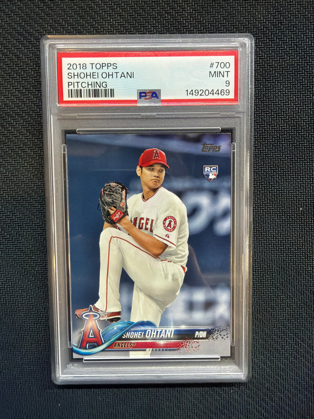2018 Topps Shohei Ohtani 700 Rookie Pitching PSA 9 469