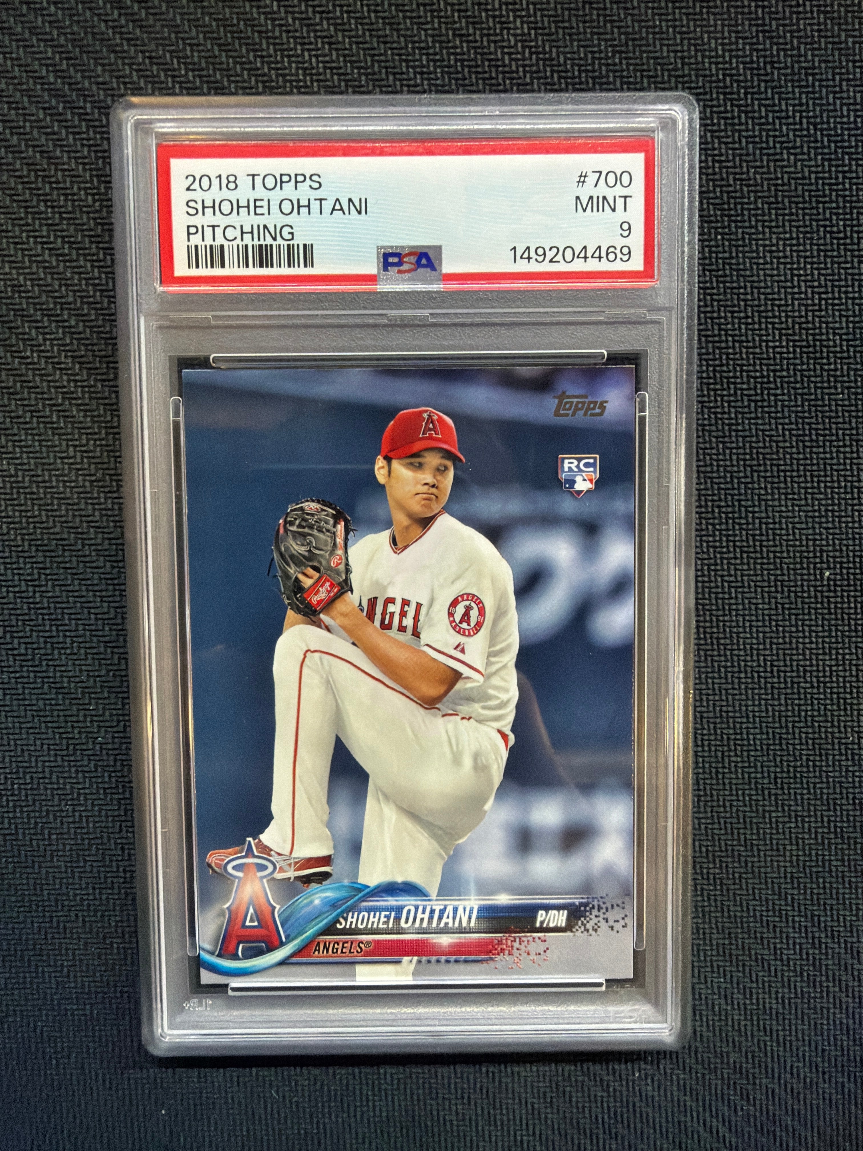 2018 Topps Shohei Ohtani 700 Rookie Pitching PSA 9 469