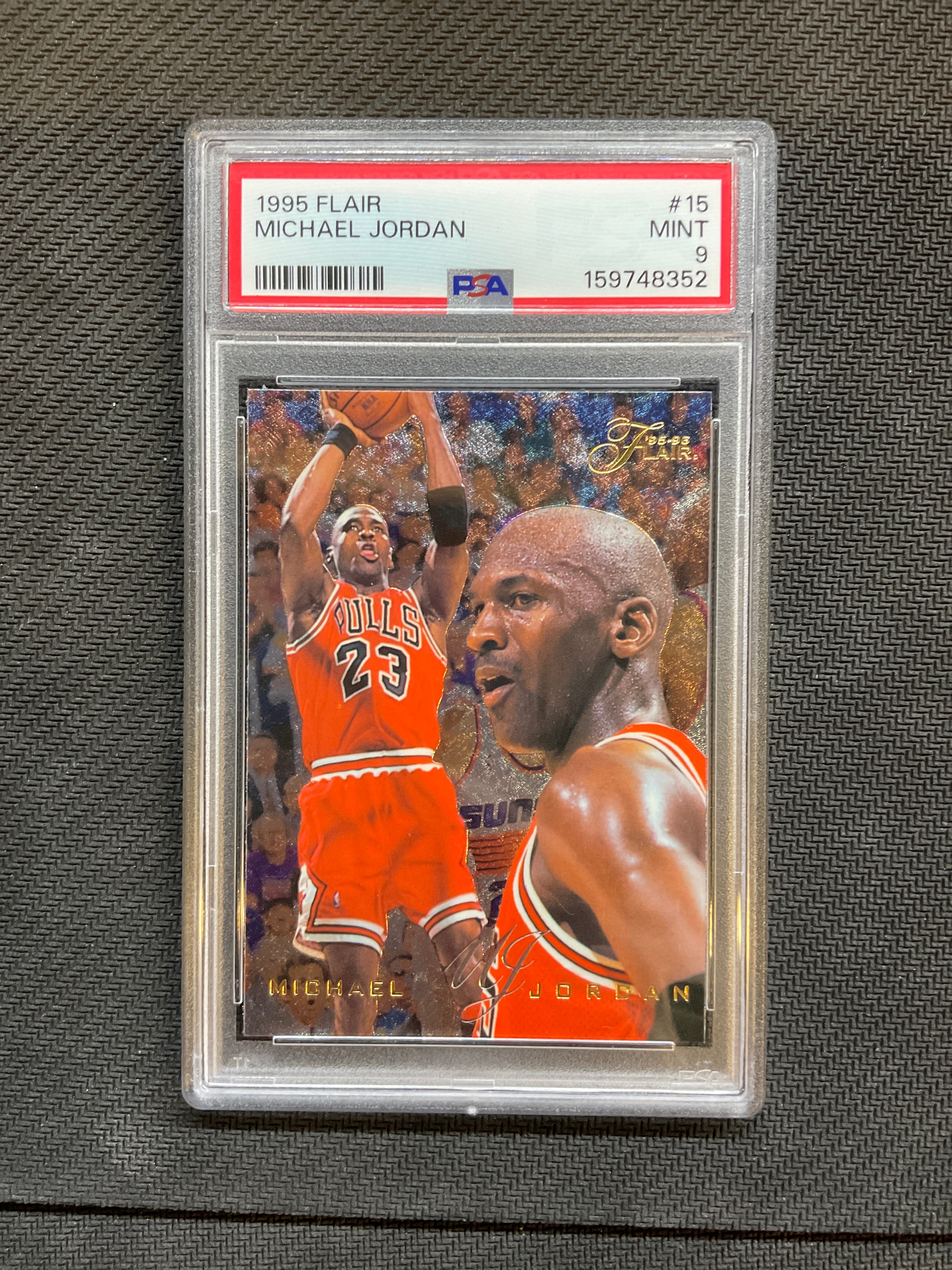 1995 Flair Michael Jordan #15 PSA 9 Bulls