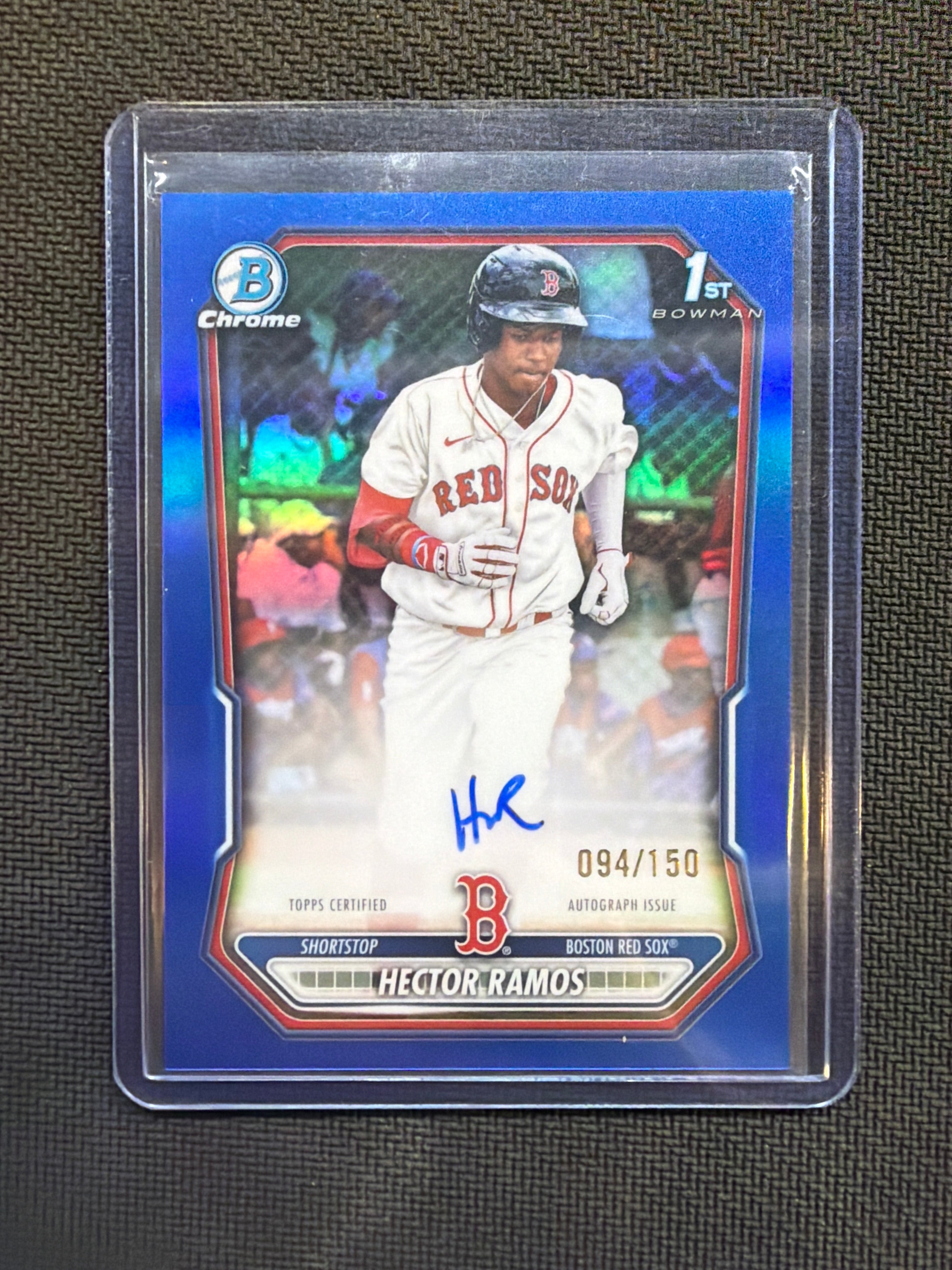 2026 Bowman Chrome Hector Ramos True Blue 1st Auto /150