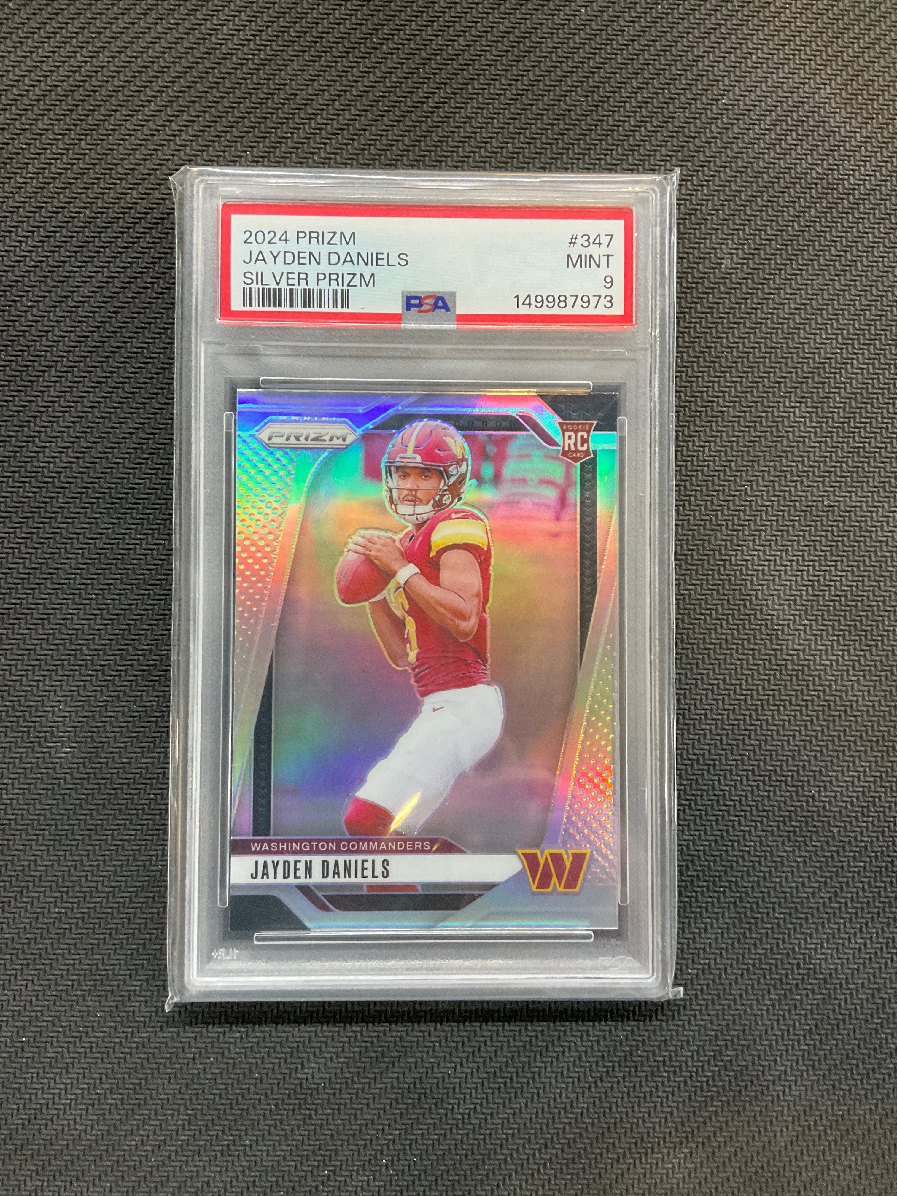 2024 Prizm Jayden Daniels Rookie Silver PSA 9