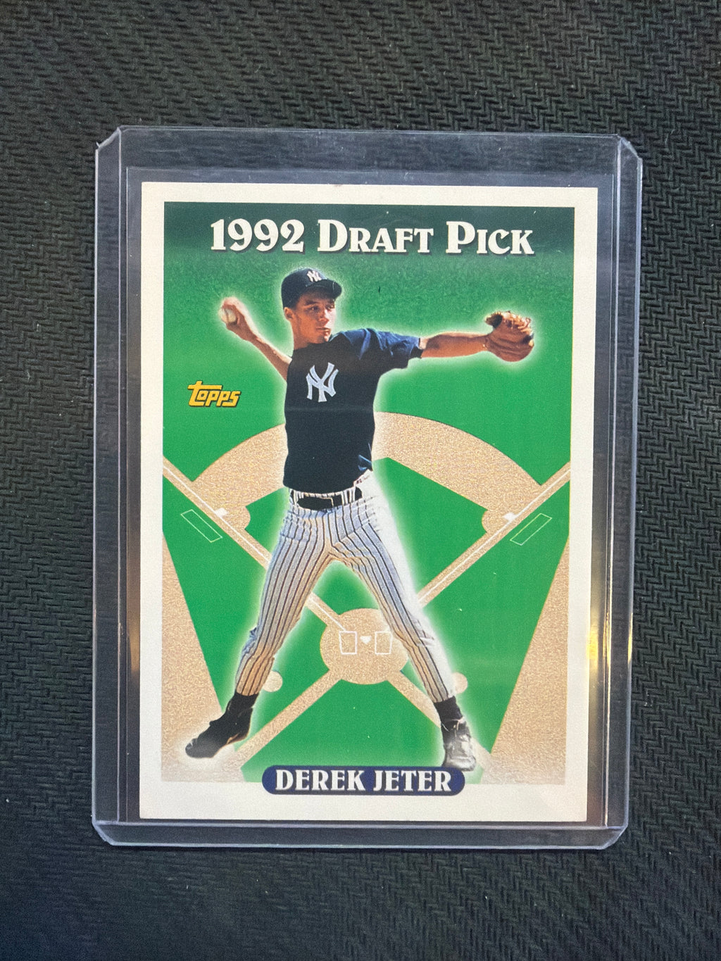1993 Topps Derek Jeter 1992 Draft Pick Rookie Yankees