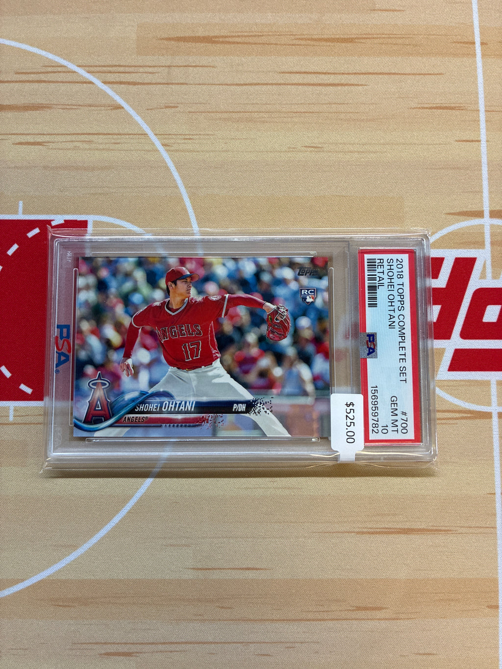 2018 Topps Complete Set Shohei Ohtani Retail Rookie #700 PSA 10 782 Angels