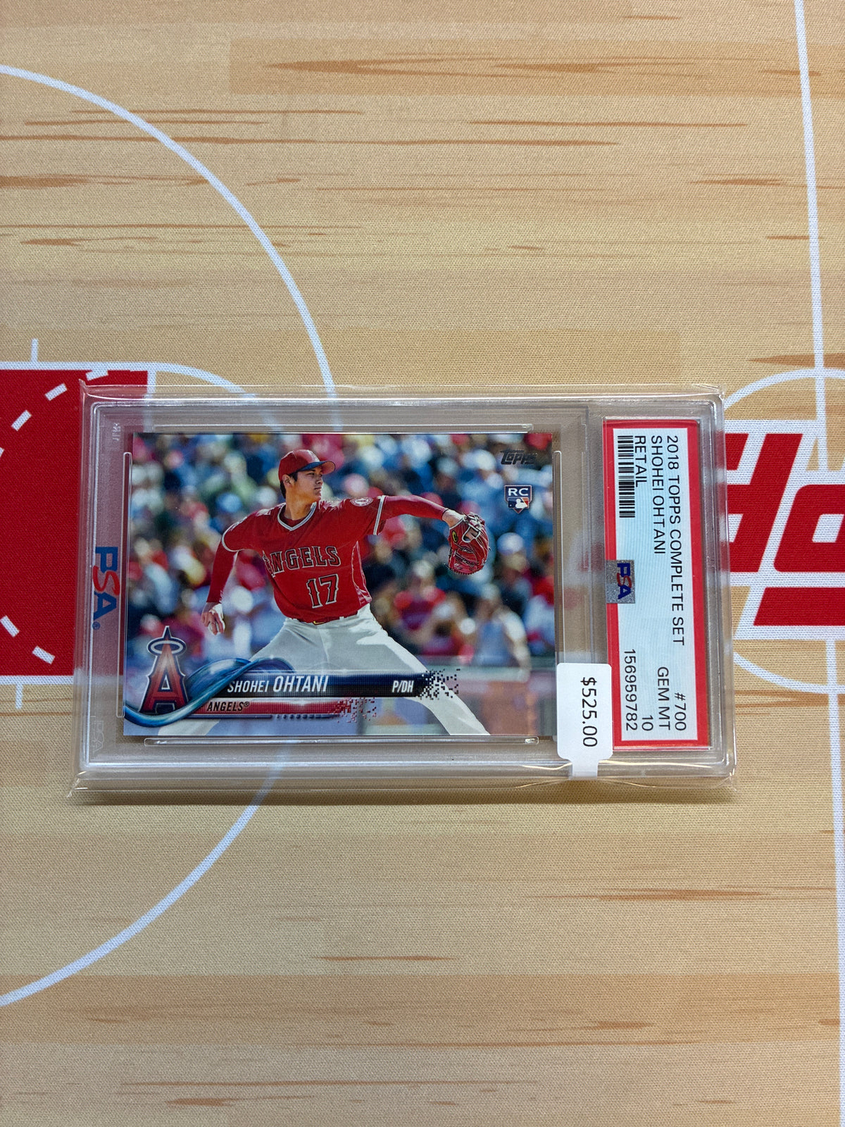 2018 Topps Complete Set Shohei Ohtani Retail Rookie #700 PSA 10 782 Angels