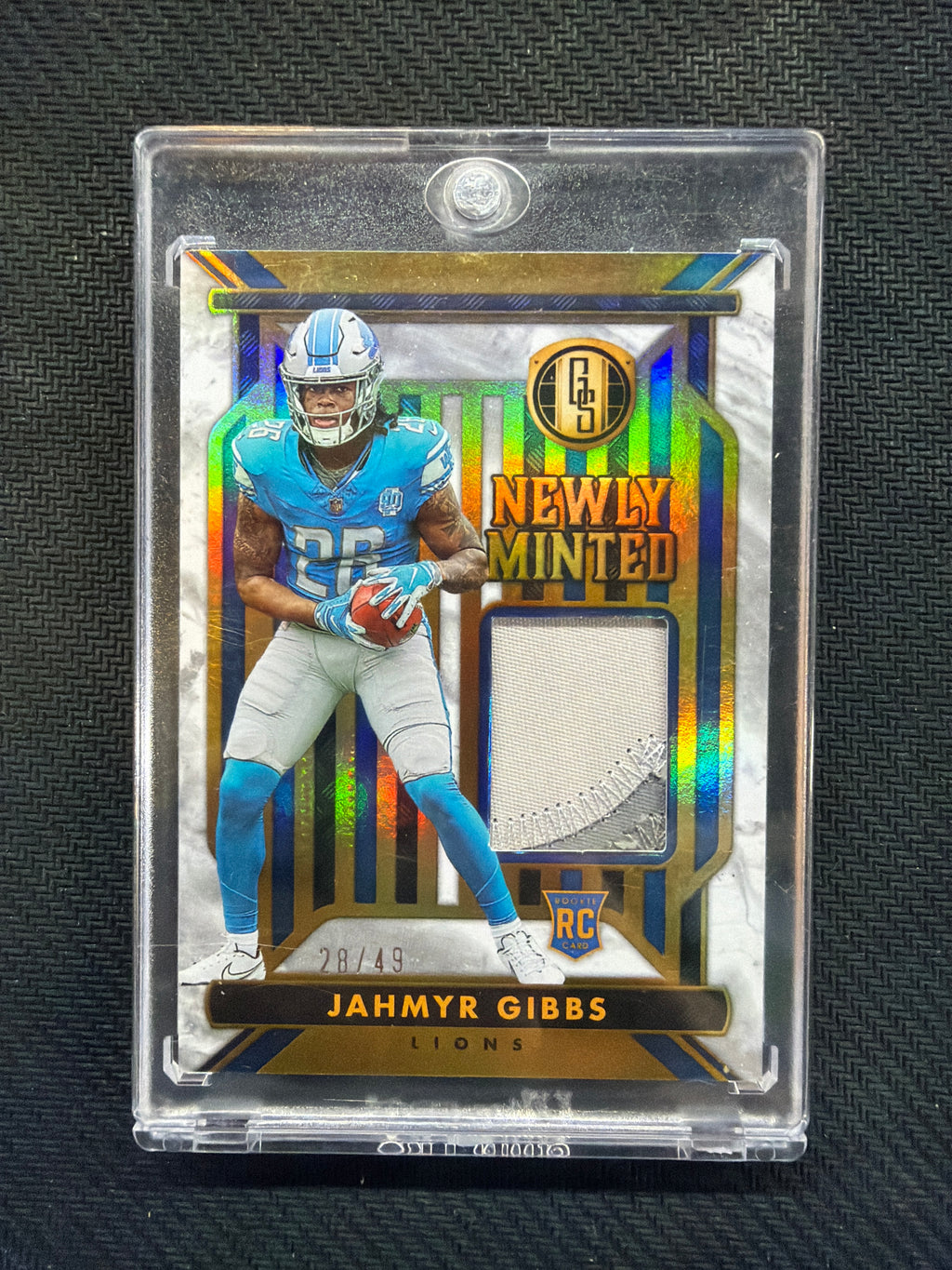 2023 Panini Gold Standard Jahmyr Gibbs Rookie Patch /49