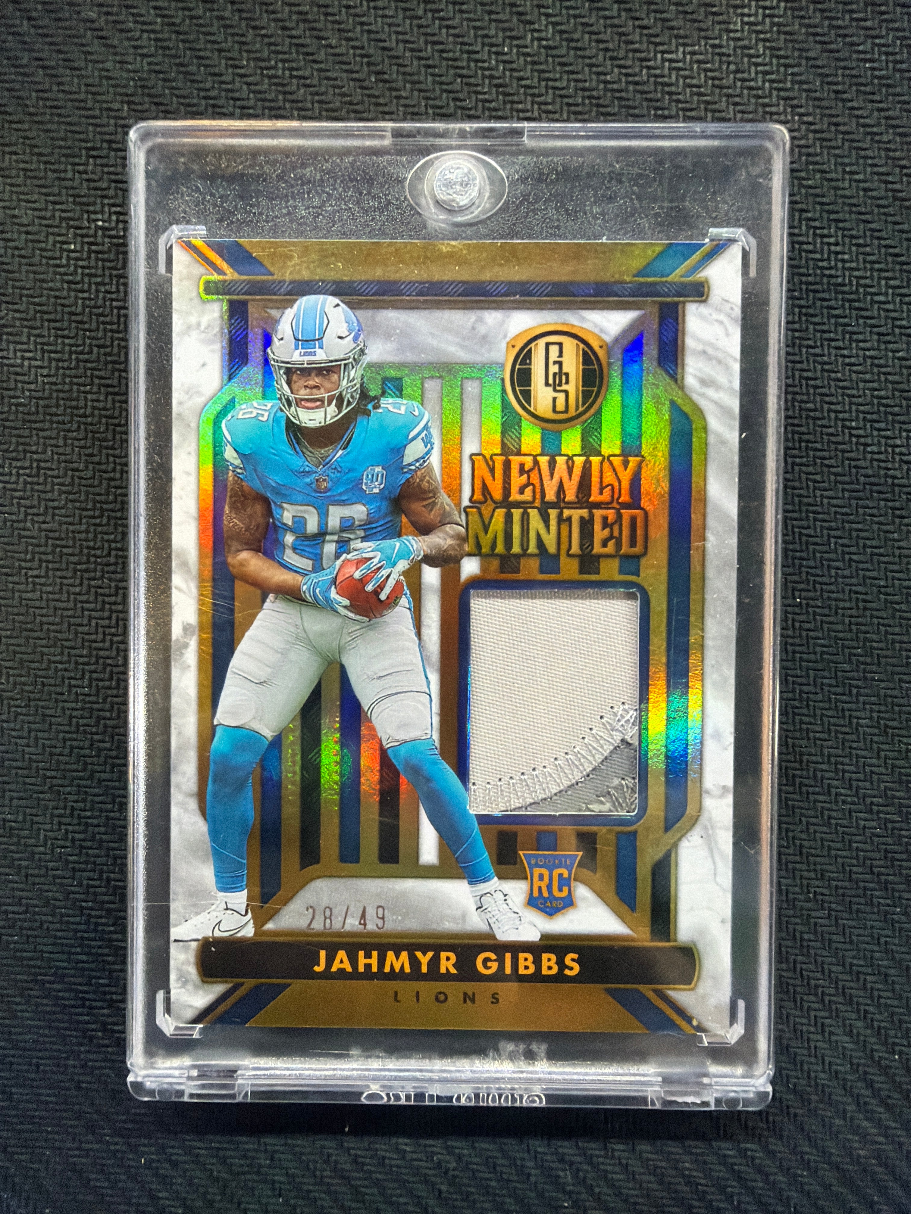 2023 Panini Gold Standard Jahmyr Gibbs Rookie Patch /49