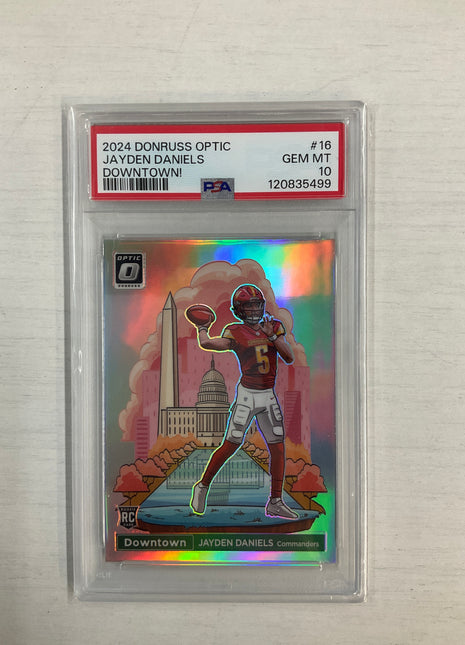 2024 Optic Jayden Daniels Downtown! PSA 10
