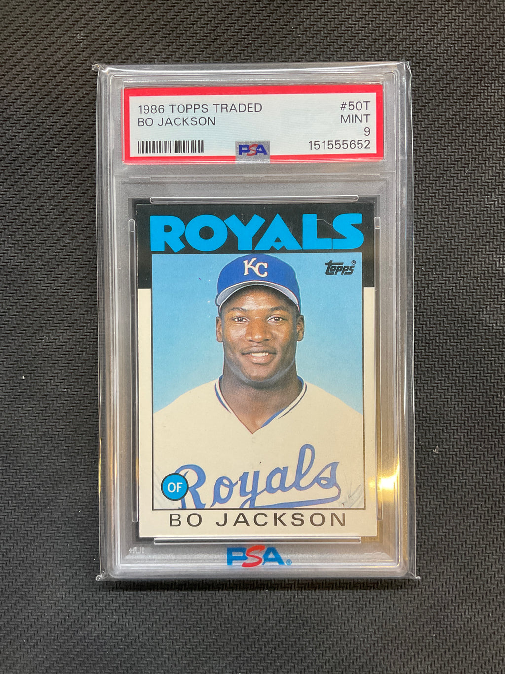 1986 Topps Traded Bo Jackson Rookie #50T PSA 9 652