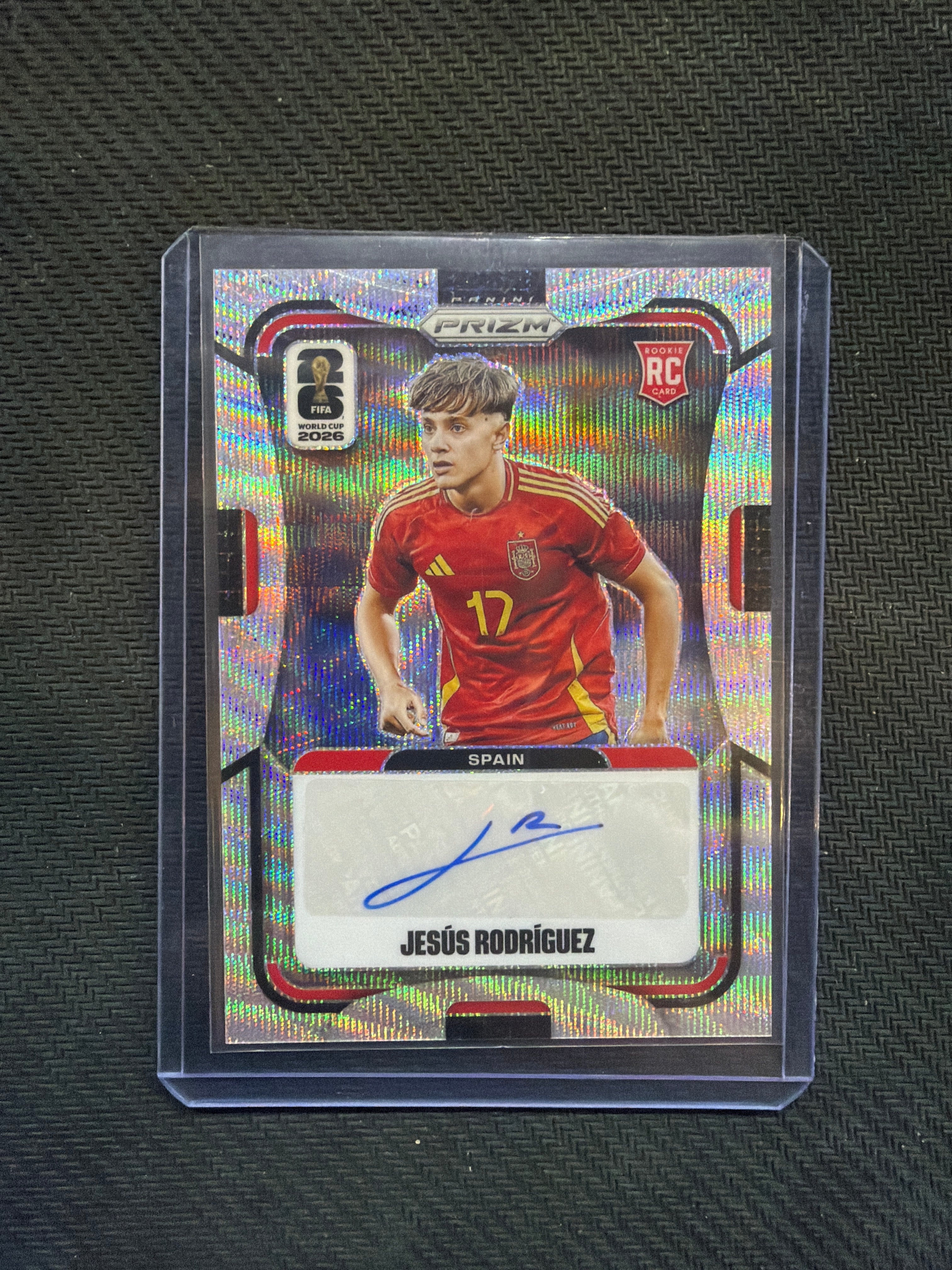 2026 Panini Prizm FIFA World Cup Soccer Jesus Rodriguez Wave Auto