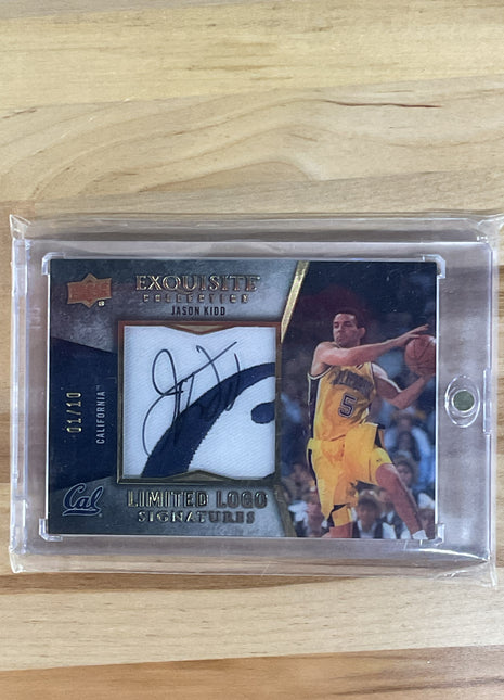 2013 Upper Deck Exquiste Jason Kidd Limited Logo Auto /10