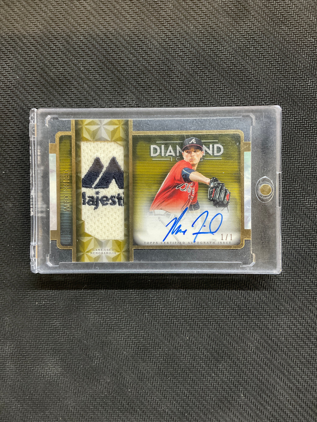 2023 Topps Diamond Icons Max Fried Patch Auto 1/1 Braves Majestic