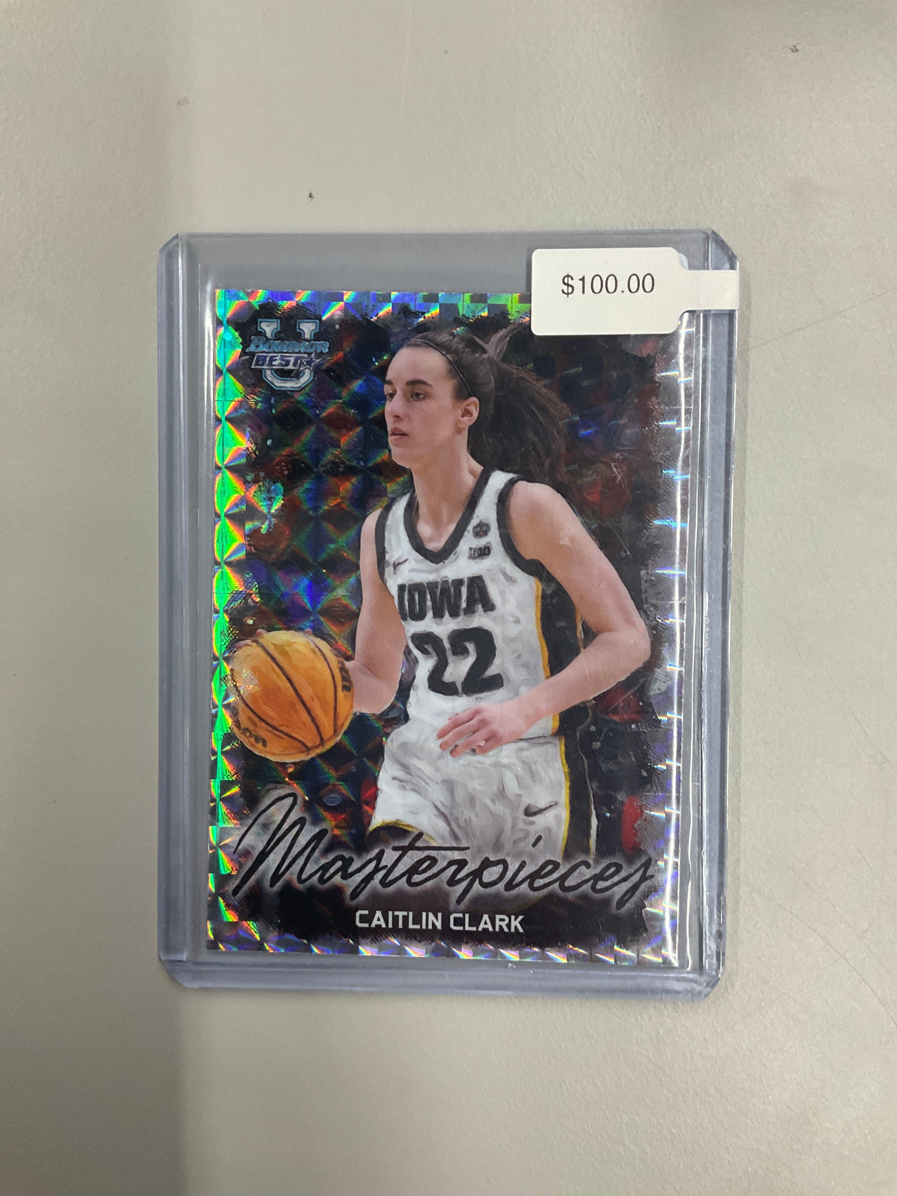 2023 Bowman Chrome U Caitlin Clark Masterpieces