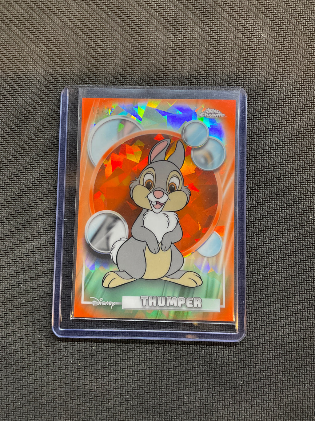 2026 Disney Chrome Sapphire Thumper Orange /25