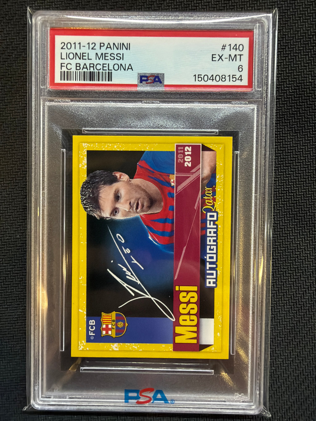 2023-12 Panini Lionel Messi FC Barcelona PSA 6