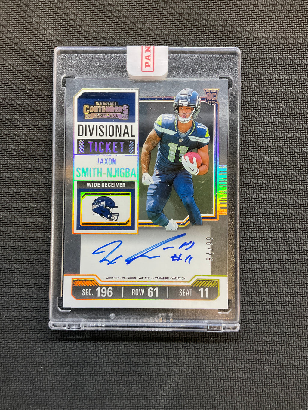 2023 Contenders Jaxon Smith-Njigba Rookie Auto /99 Seahawks
