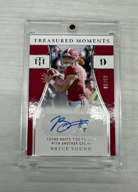 2022 National Treasures Bryce Young Treasured Auto /99