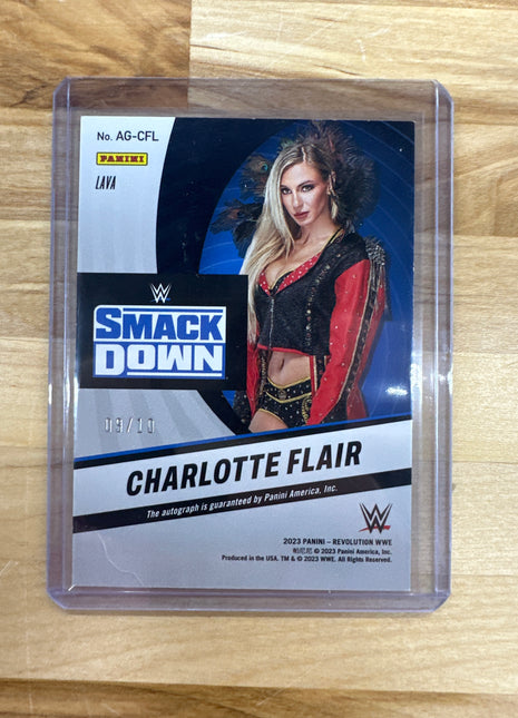2023 Revolution WWE Charlotte Flair Lava Auto /10