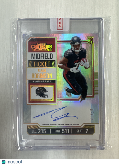 2023 Contenders Bijan Robinson Auto /50 Ticket