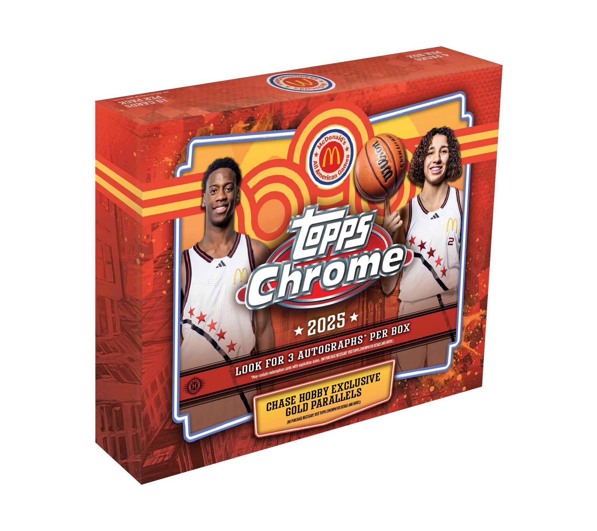 2025 Topps McDonalds All American Chrome Hobby Box