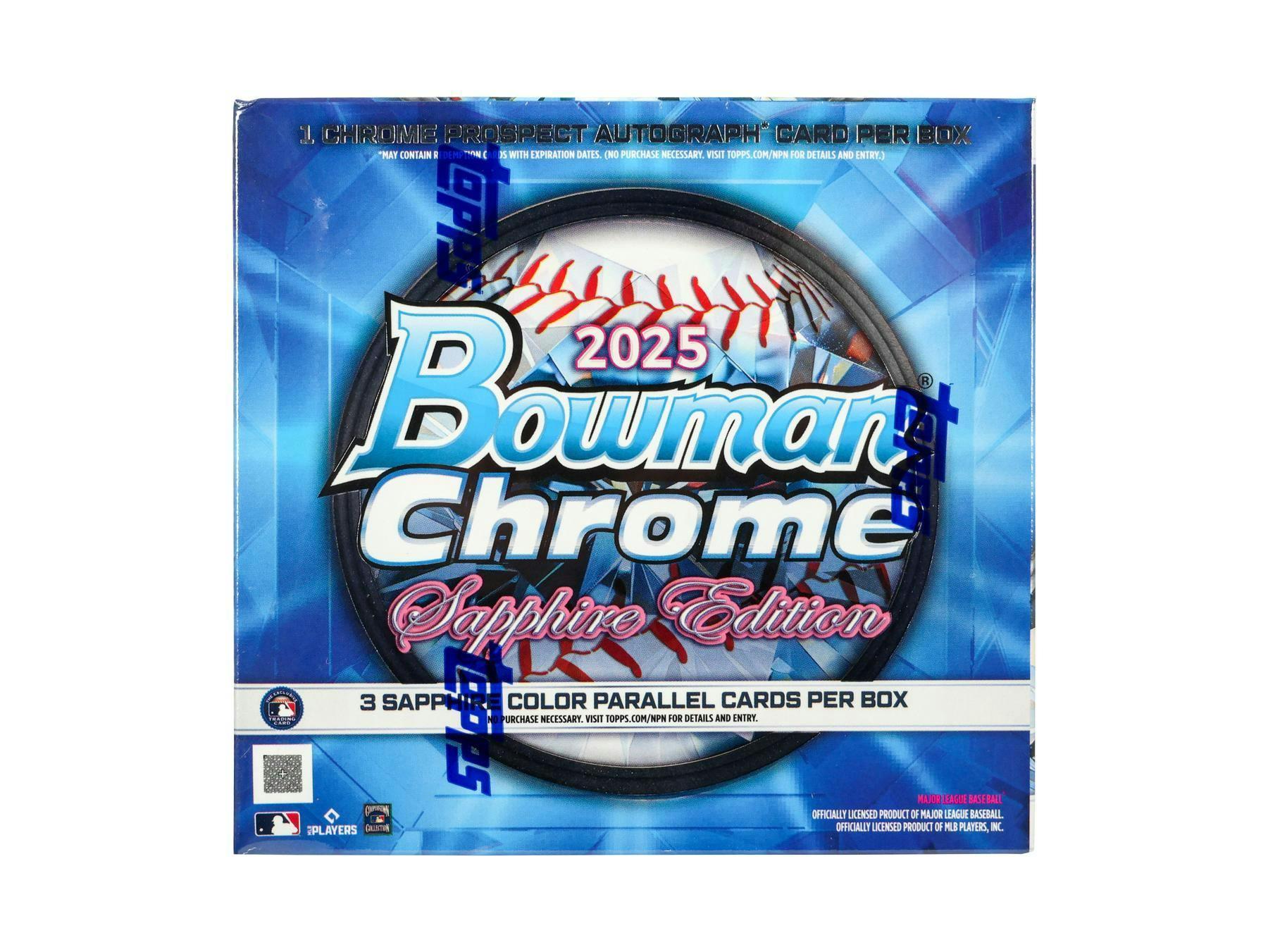 2025 Bowman Chrome Sapphire Hobby Box