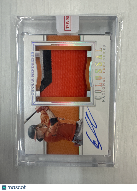 2024 National Treasures Gunnar Henderson Patch Auto Colossall /25