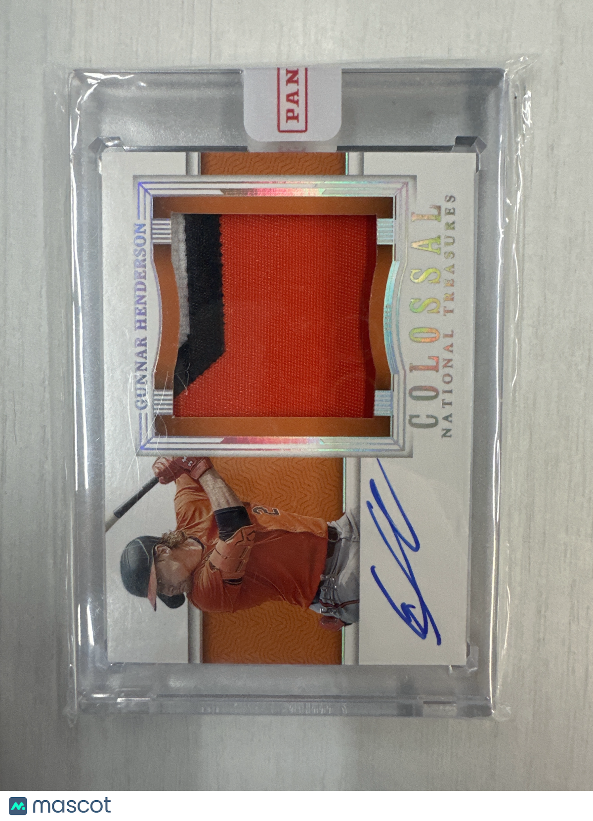 2024 National Treasures Gunnar Henderson Patch Auto Colossall /25