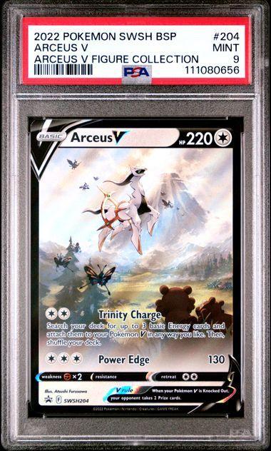 2022 Figure Collection Arceus V #SWSH204 PSA 9